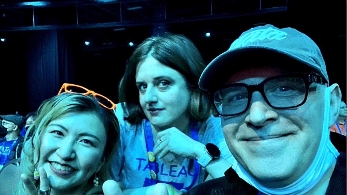 AdamMico1's tweet photo. Only 41 days until #Data26! One of my favorite photos is from #Data22, where I met @RinconAnnabelle & @DATA_Saber. We became instant friends despite living worlds apart. You never know who you’ll meet through @tableau! https://t.co/YJVuWw2JFH