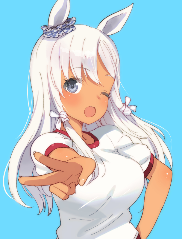 モブウマ娘のチーフパーサーchang 見かけるたびちょっとドキッとするけどお胸のサイズが全然違った 