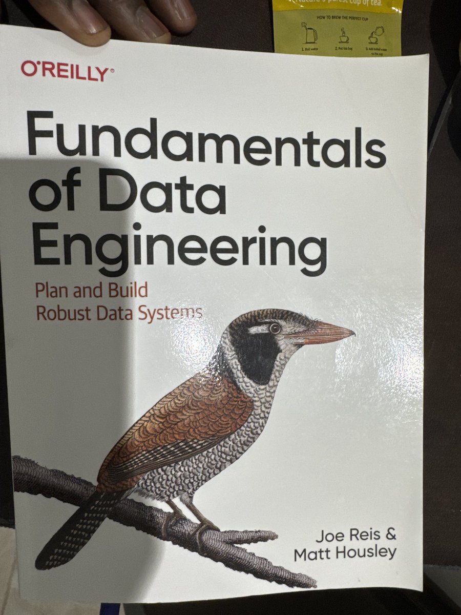 JA_Olaoye's tweet photo. If you’re a data engineer or aspiring Data Engineer. 

Get this book and sit with it. 

In short any data enthusiast who is really interested in know how data flows, read this book. https://t.co/LZSh1c15id