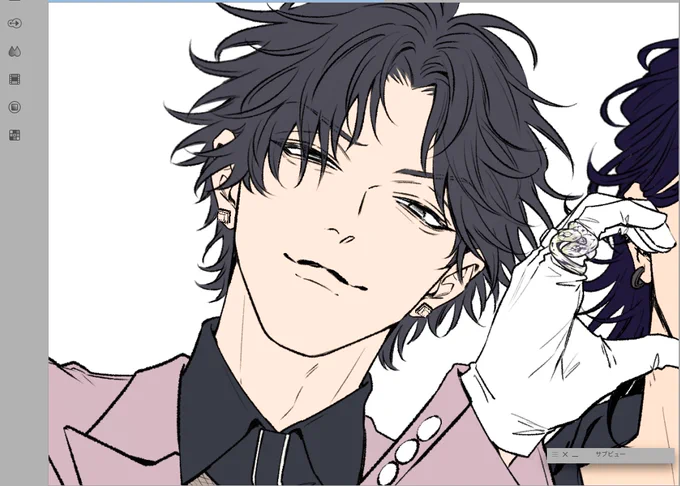 白髪になるためには一旦黒髪を通る廉次です݁˖ ❀ ⋆ #ポプチェリ