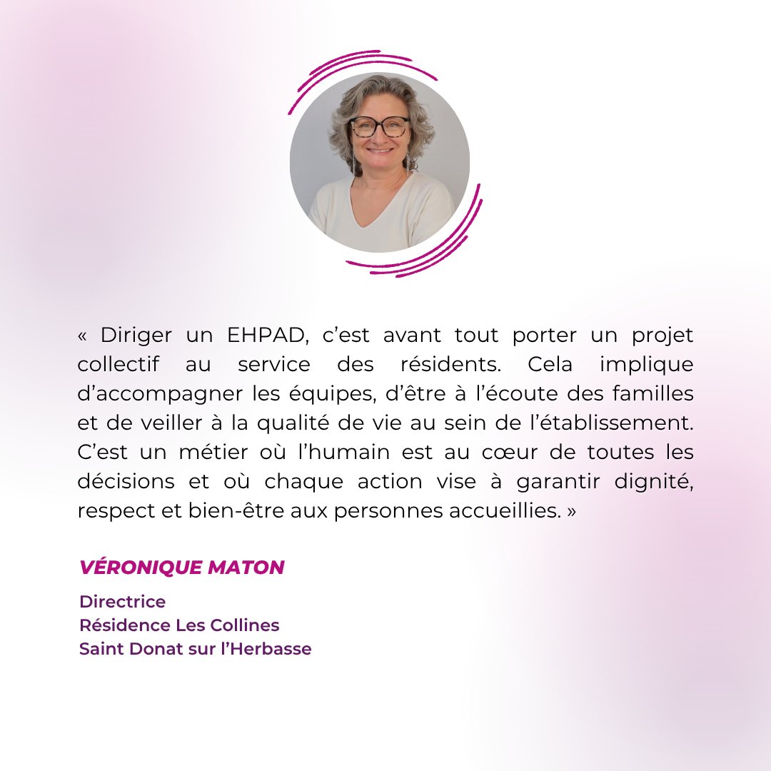 AesioSante's tweet photo. Pour la Journée mondiale de la gérontologie, nous mettons en avant celles et ceux qui pilotent au quotidien les établissements pour personnes âgées : les directrices et directeurs d’EHPAD.

Accompagnement des résidents et de leurs familles, gestion et coordination des équipes, définition du projet d'établissement, suivi administratif et budgétaire, représentation de l'établissement, suivi de la qualité, gestion technique, logistique et batimentaire, innovation … Ils sont au coeur du bon fonctionnement de nos EHPAD.

Au sein des EHPAD AESIO Santé, les directeurs et directrices d’établissement s’engagent pour garantir la qualité de vie, la dignité et la sécurité des résidents et soutenir les équipes..

Clémentine GERMAIN, Véronique MATON, Philippe NEEL et Marie TORRAO partagent leur vision d’un métier engagé, fait de responsabilités mais aussi de proximité, d’utilité et de liens humains.

Leur témoignage est précieux : il met en évidence l’exigence de ce métier, mais aussi la forte dimension humaine et l’engagement constant au service du bien-être des aînés. 👏

#EHPAD #Santé #Engagement #Gérontologie #AESIOSanté