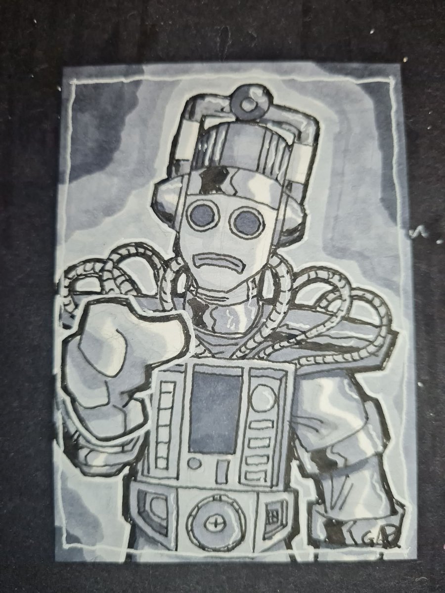 TheGrantPerkins's tweet photo. New #Sketchcard available to purchase.
DM to buy.
#Cyberman #art #drwho #doctorwho #speeddraw #mondas #mondasiancyberman #delete #williamhartnell #petercapaldi #davidtennant #scifi #who #billpotts #cybermen #cyber #upgrade #mattsmith #jodiewhittaker #mattsmith
@DoctorWhoPN https://t.co/MgaMCbjM2t