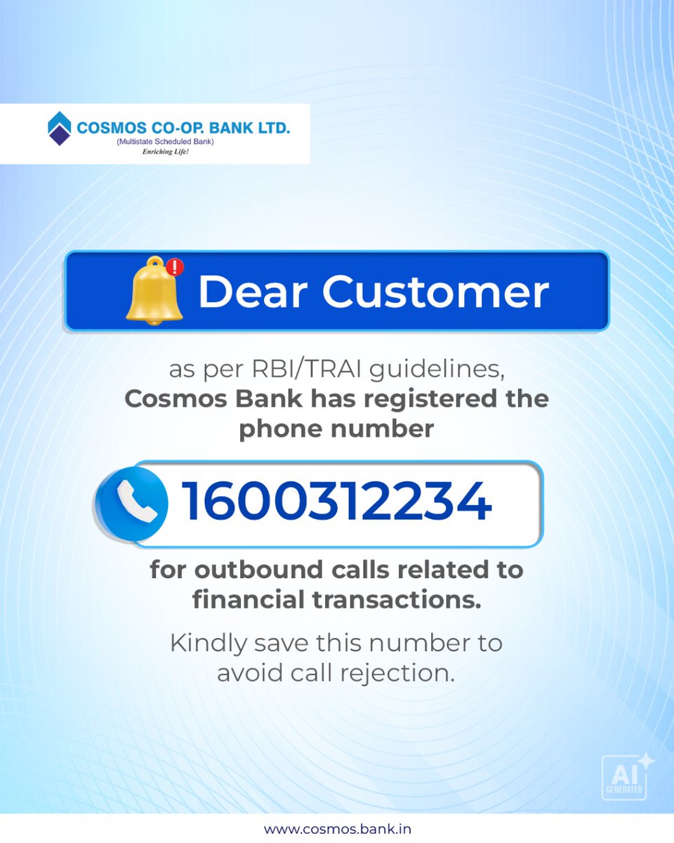 Cosmos Co-Op. Bank Ltd. tweet media