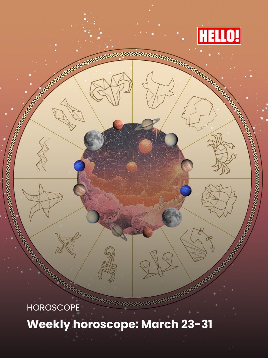 HELLOmagIndia's tweet image. Ready to see what the stars have in store? Read your weekly horoscope here: hellomagazine.in/horoscope #HELLOIndia #HELLOMagazine #HELLOHoroscope #Horoscope #Astrology