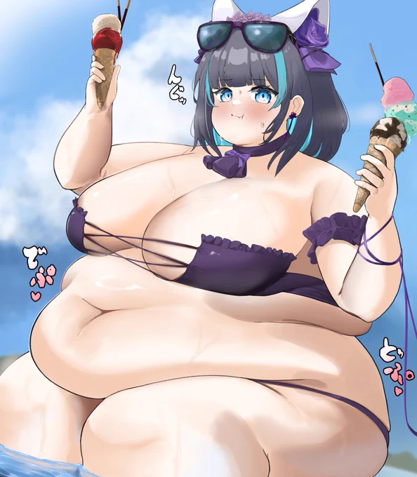 海ってより温泉みたいな湿度だね。