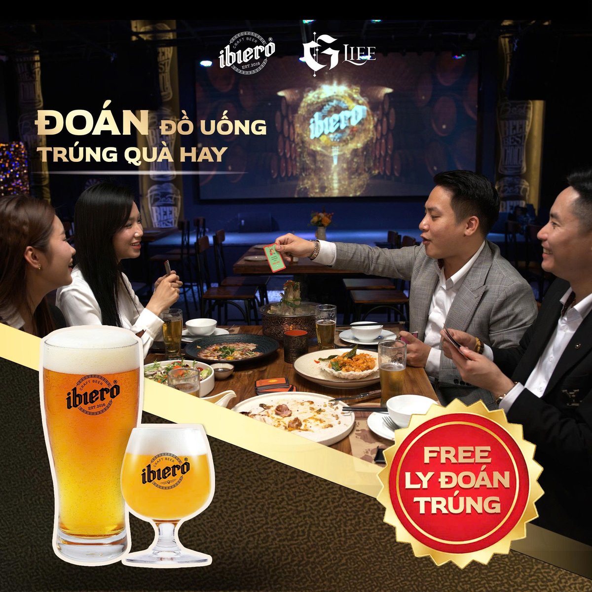 ibierocraftbeer's tweet photo. 🍻 Afterwork Saturday @ iBiero 460 Minh Khai
🎁 Order Đùi heo nướng hương Cốm → TẶNG 1 Domino Shoot
🍖 Món mới cực cuốn
🍺 Craft beer mát lạnh
🎧 DJ & MC cực cháy
🎲 Board game vui hết nấc
⏰ 19:30 – 22:30
Book bàn tối 28/3 ngay!
#AfterWorkChill #IBieroStation https://t.co/d8tMnldP2R