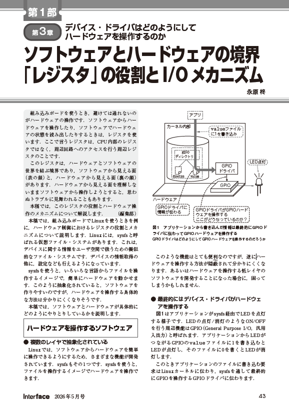 コンピュータ技術実験雑誌「Interface」（毎月25日発売，CQ出版社） tweet media