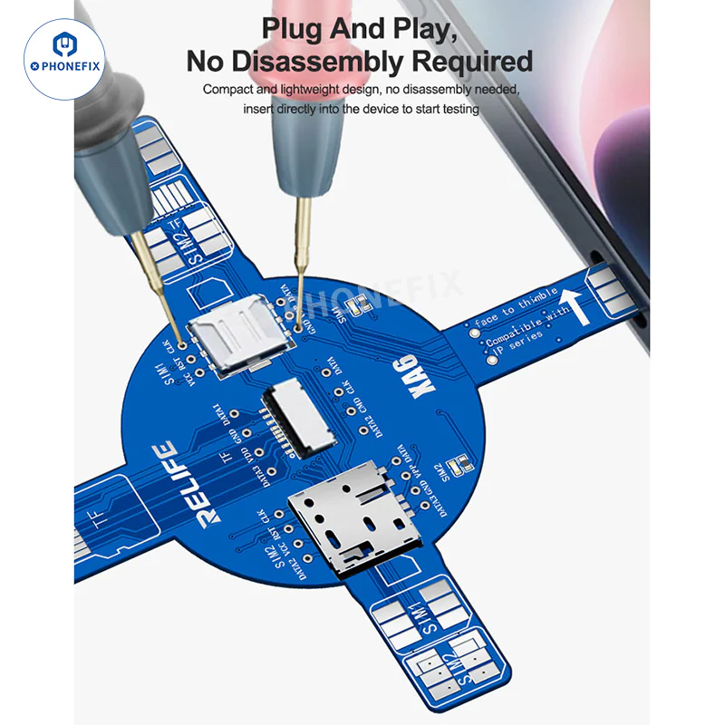 phonefix2454's tweet photo. RELIFE XA6 Dual SIM Test Board: Fast signal diagnosis for iPhone & Android. Perfect for repair shops, quick fault check, stable & easy to use.
#PhoneRepair #SIMTest #iPhoneFix #AndroidTool #RELIFE #phonefix #diyfixtool #diyphone #Chinaphonefix #ASSPFIX https://t.co/dAnRuKnfJO