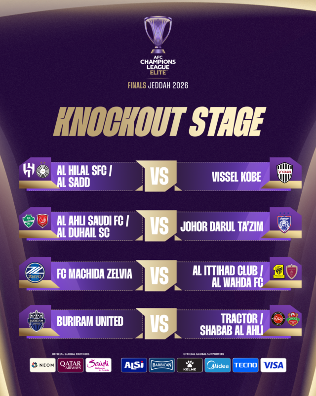 𝐋𝐎𝐂𝐊𝐄𝐃 𝐈𝐍 ✅

The #ACLElite Finals Jeddah 2026 draw results are revealed 👀🏆

Let the games begin 🍿