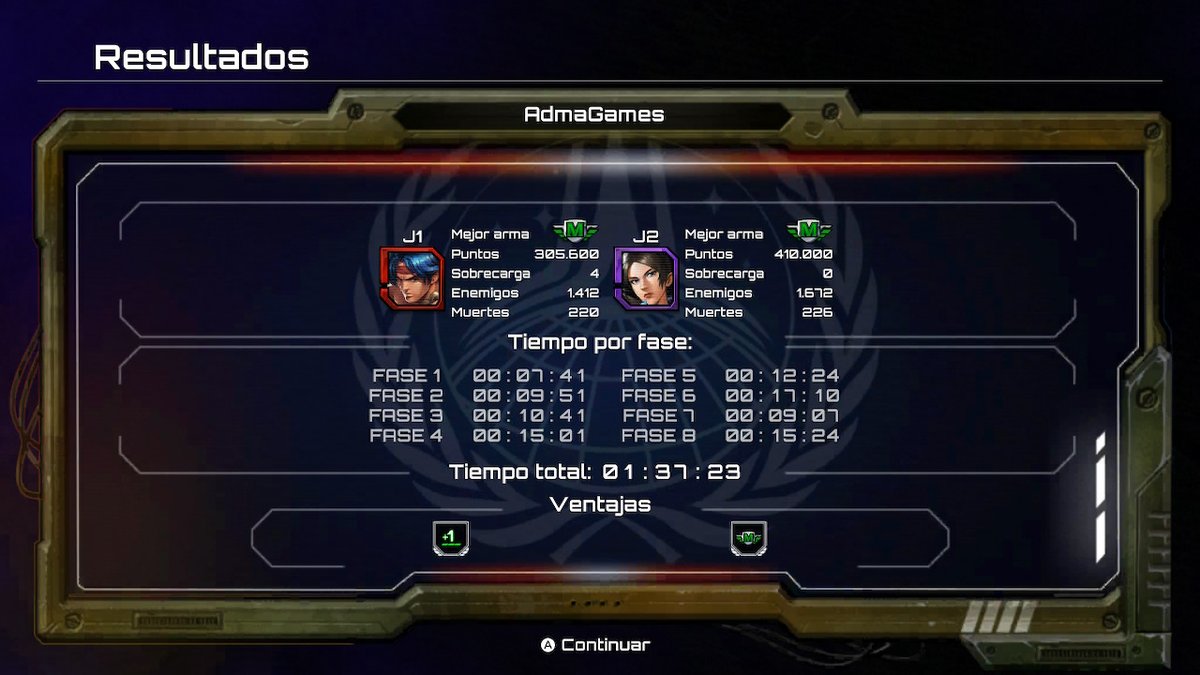 admagames's tweet image. ¡Hemos terminado Contra: Operation Galuga en Nintendo Switch en cooperativo! 🥳😍

Ha sido un viaje épico y difícil a rabiar, pero la satisfacción de ver los créditos juntos es insuperable.
Un trabajo impecable.
Muchas gracias @WayForward y @KONAMI_ES 

#NintendoSwitch #Contra