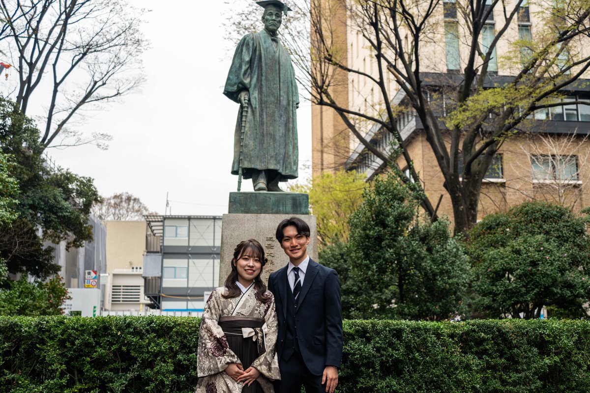 waseda_univ's tweet photo. 早稲田で学んだ「たくましい知性」「しなやかな感性」「ひびきあう理性」を活かし、今後の人生を切り開いていってください！卒業生の皆さん、ご卒業、誠におめでとうございます✨
To our graduates, we hope you will take with you the "intellectual resilience," "flexible sensitivity," and "responsive reasoning" you gained while at Waseda and use them to guide you in your future endeavors🎓Best of luck and congratulations on your graduation!
#早稲田大学 #waseda #祝早稲田卒 #wasedagrad