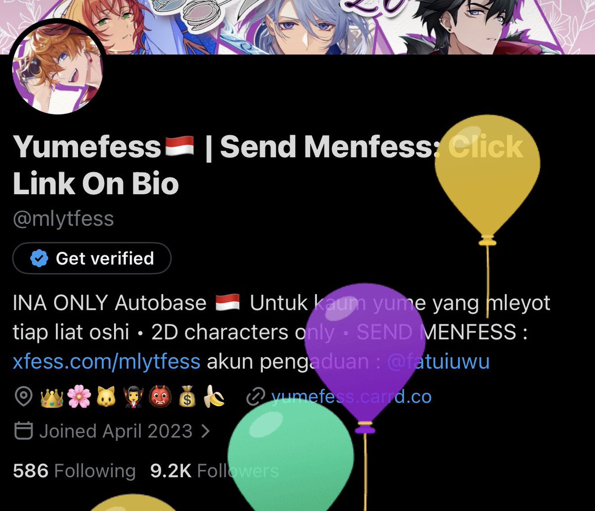 Yumefess🇮🇩 | Send Menfess: Click Link On Bio tweet media