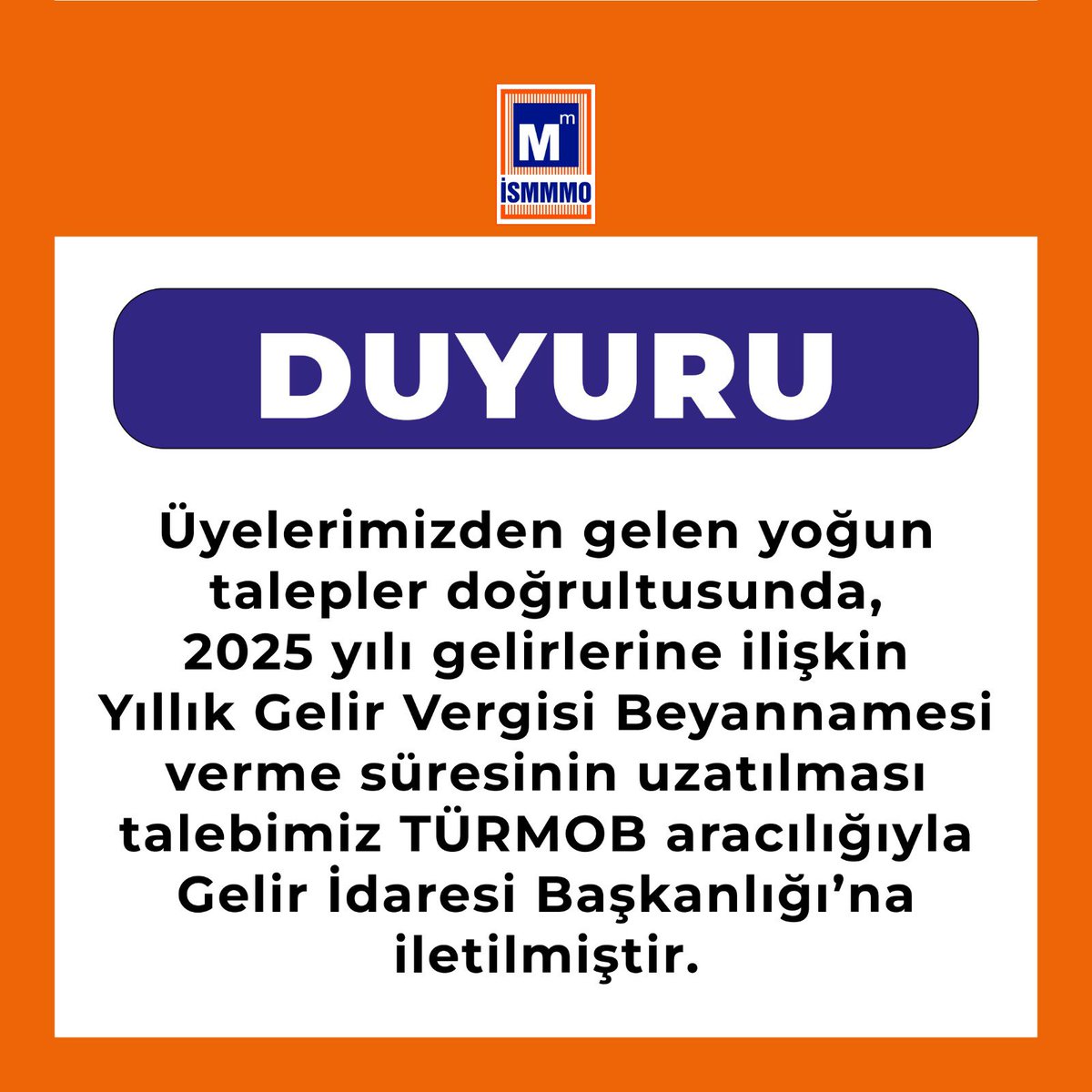 İstanbul SMMM Odası tweet media