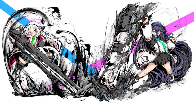 ケイ&アリス
再掲
#ブルアカ 
#ブルーアーカイブ 