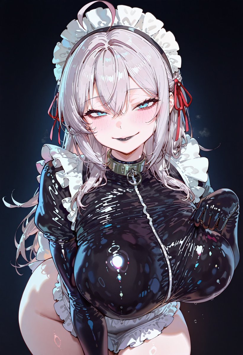 Magi’s latex maid Alya 💜 tweet media