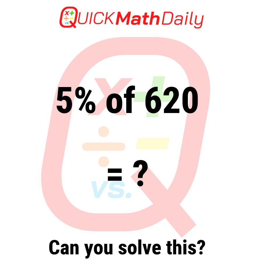 QuickMathDaily's tweet image. Daily math puzzle to keep your brain sharp! 📖

#MathSkills #MathQuiz #QuickMathDaily #MentalMath #BrainTraining #LogicPuzzle