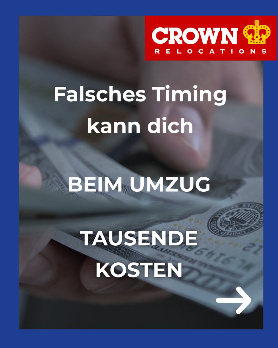 CrownRelo's tweet image. Timing ist alles beim Umzug. ⏳
Der falsche Zeitpunkt kann dich Zeit, Geld und Nerven kosten.

👉 Plane smart.

Crown Relocations unterstützt dich dabei.

#Relocation #Umzug #Auswandern