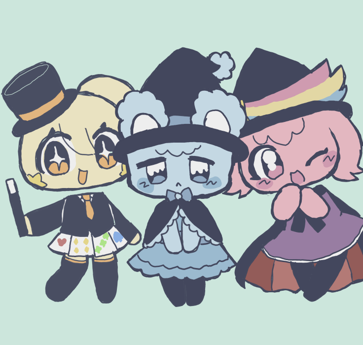 aru_ruww's tweet photo. #PPYfanart
three little witches💛🩵🩷 https://t.co/NKSt8jjZpx