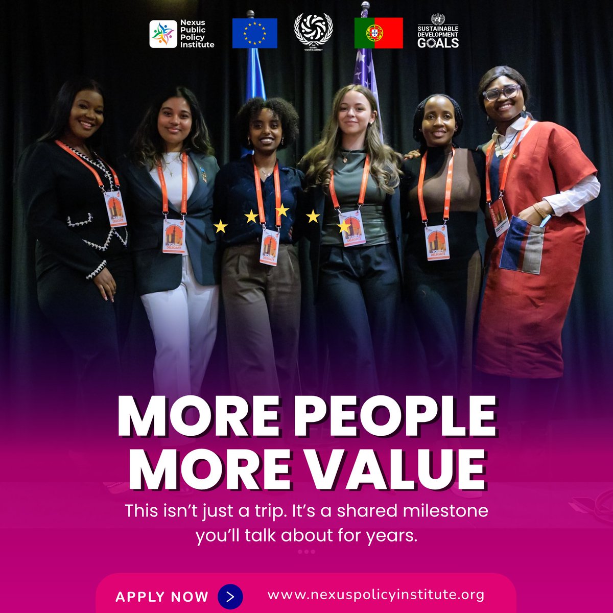 nexus_ppi's tweet image. Why go alone when you can go together?
Apply as a group, save more, and experience it all with your people 🌍

👉nexuspolicyinstitute.org/gva-group-regi…⁠

#ApplyTogether #GroupRegistration #GVA2026