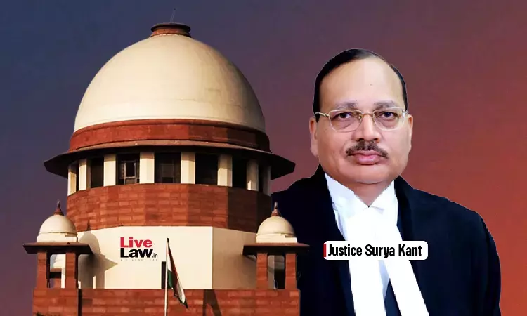CJI Surya Kant slams a person for making a phone call to his brother over an order passed by him

"Why should there not be contempt proceeding against your client? He dares to call my brother on phone and tells how CJI has passed this order? He will dictate me? You verify, and