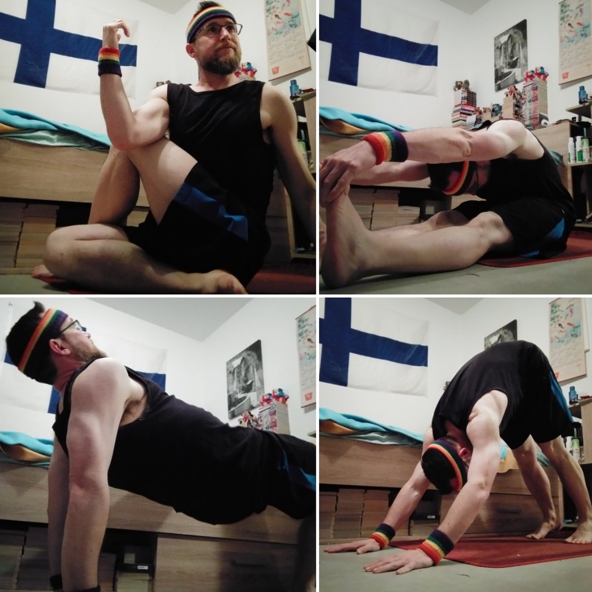 HIMzone666NetMs's tweet photo. Lots of Yoga Challenge
(24.03.2026)
by #YogaMitMady
#yoga #balance #stretch #meditation #simplygood #gay #lesbian #straight #queer #SpiceBoy #sportyspice #Peace #NoWar #westandwithukraine #freeiran #beardgang #chesthair https://t.co/LERxNY88W4