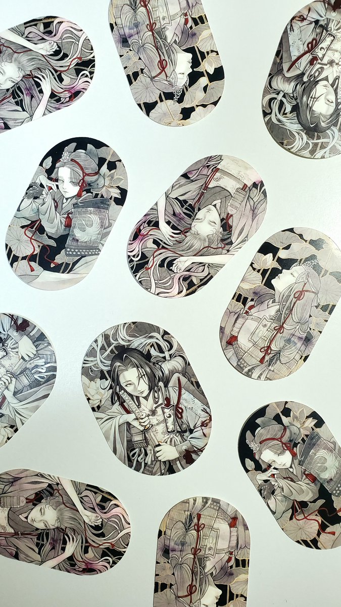 岬ましろ｜墨絵とデザイン tweet media