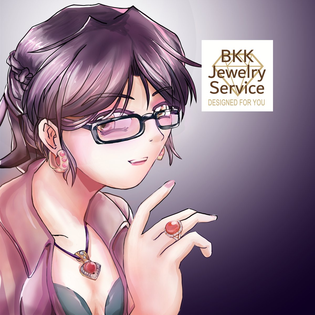 kercheng's tweet photo. Designed to be worn in real life.
Jewelry that exists beyond the artwork.
「このデザイン、現実でも作れます。」

#オリジナル #イラスト #女の子 #創作 #眼鏡女子 #アクセサリー #ジュエリー
#jewelrydesign #characterdesign #illustration #digitalart #animeart https://t.co/AFvjY7gc0j