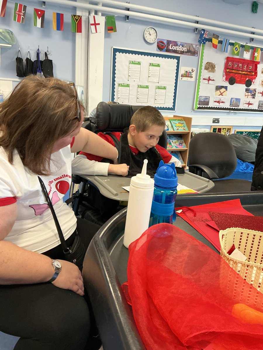 LARavensbourne's tweet image. Here are some photos from Red Nose Day! #rednoseday #red #SENSchool #ASD #havering