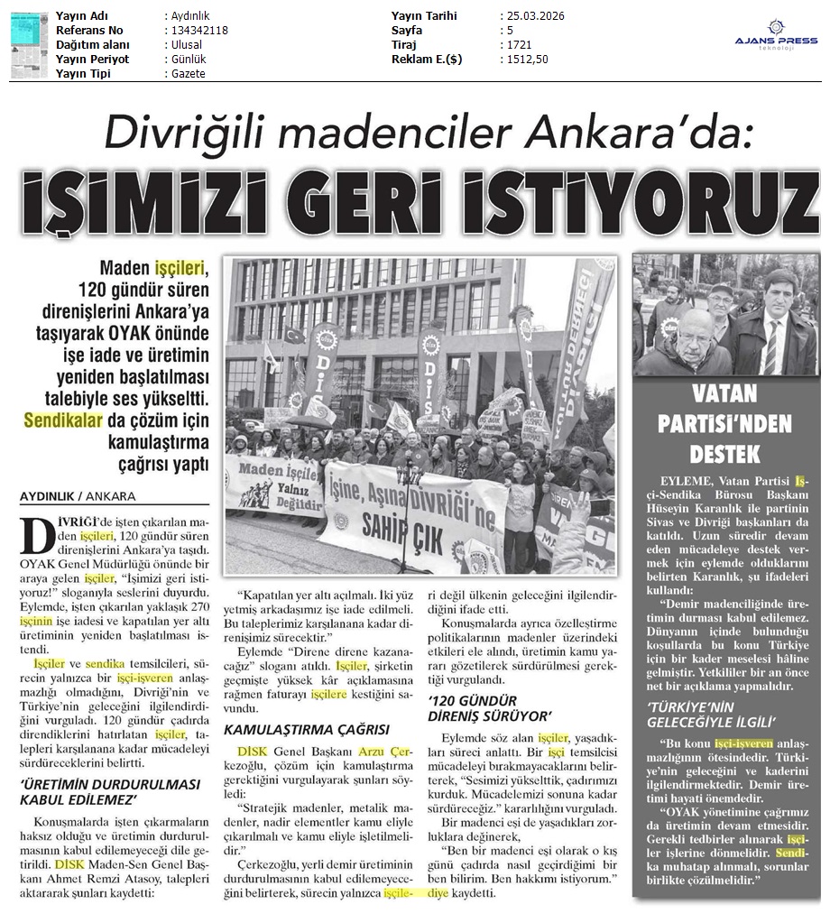 DİSK/DevMadenSen tweet media