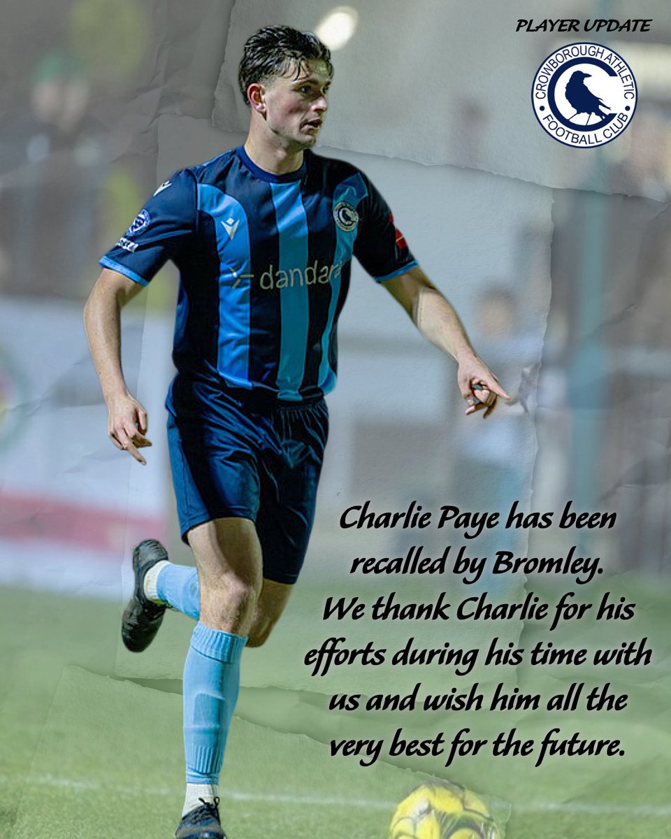 Crowborough Athletic FC tweet media