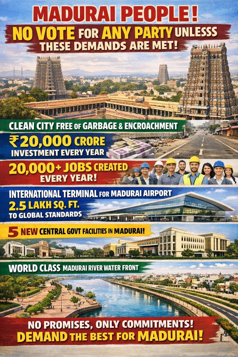 MaduraiGrowth's tweet photo. #madurai #maduraivotesforprosperity https://t.co/W5af3K0Hxc