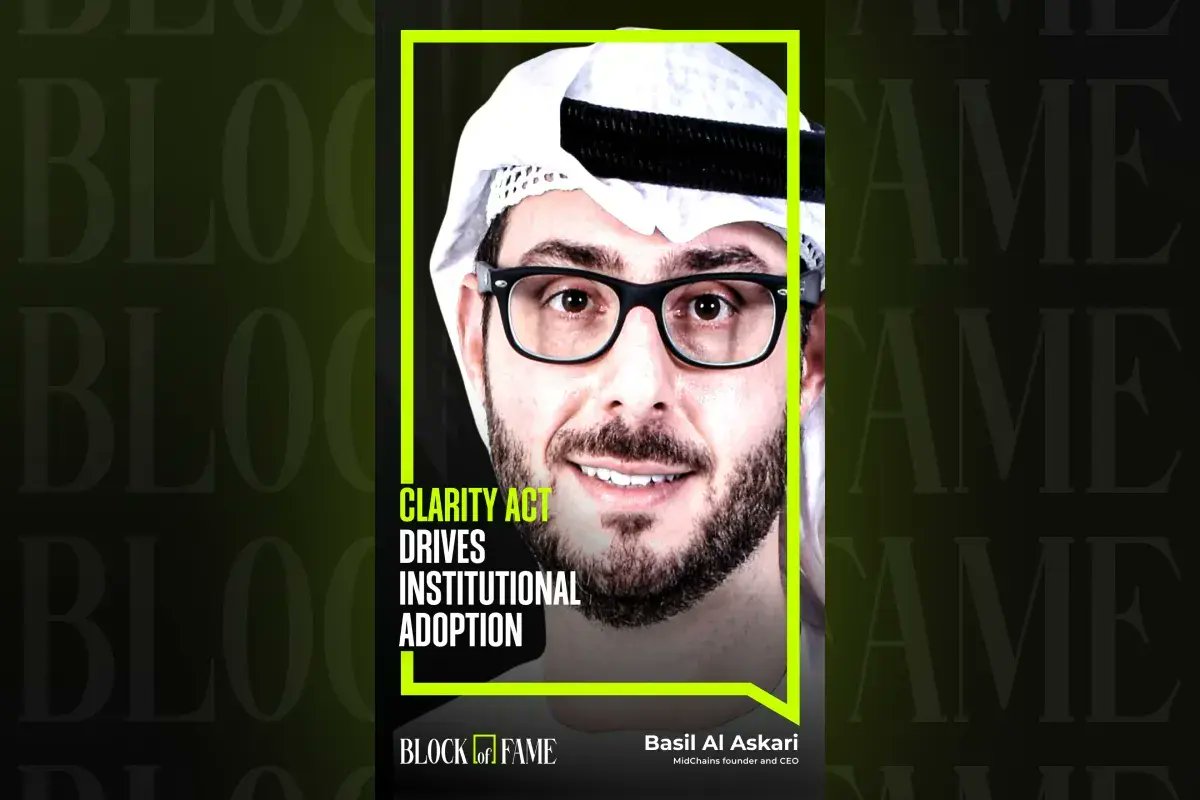 CoinGapeMedia's tweet image. 🚨 Exclusive #ThoughtLeadership Op-ed Piece 🗣️

In this op-ed, Basil Al Askari breaks down why the #CLARITYAct could have a bigger impact on the future of #crypto than #Bitcoin’s price movements.

He explains that while retail investors focus on price action, institutions