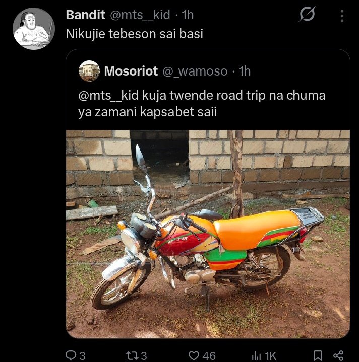 Kwani you took it serious?