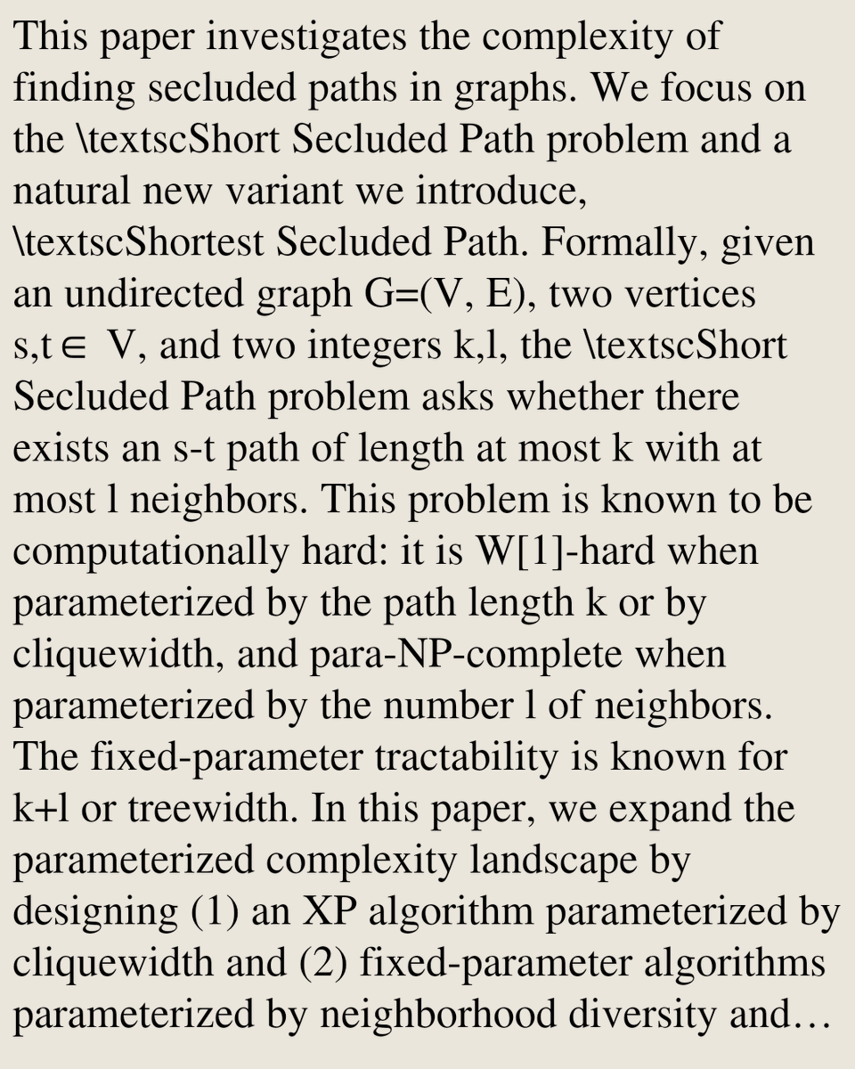 Data Structures and Algorithms arXiv tweet media