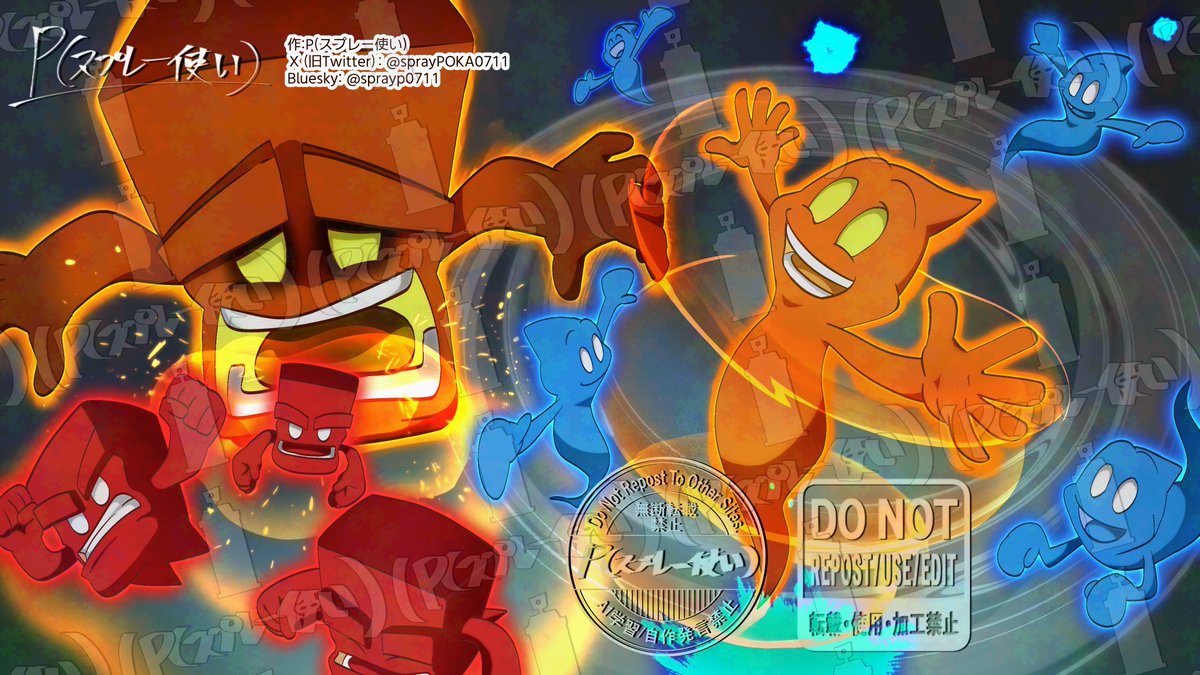 P(スプレー使い)依頼募集中🎨 tweet media