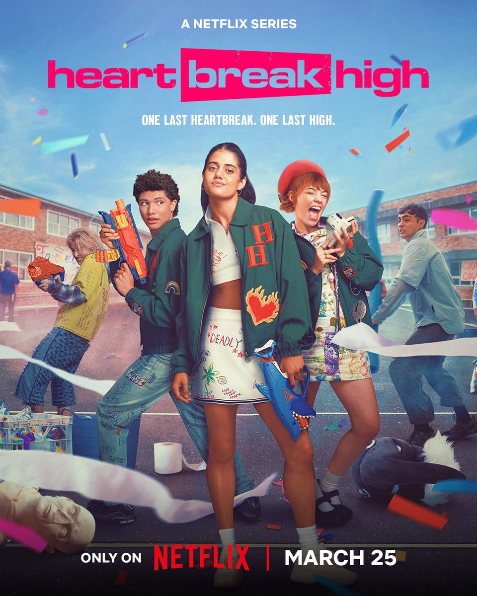 fuertecito's tweet photo. A quien pueda interesarle (y debería, porque es genial):

¡Los rompecorazones / #HeartbreakHigh ha vuelto! La tercera y última temporada ya está en @NetflixES https://t.co/mghKlgph8G