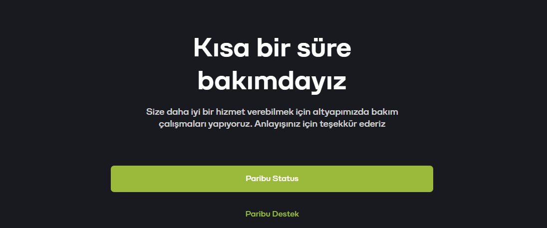09:00 bitmesi gereken planlı bakım çalışması yine şasırtmıyor .  <a href="/ParibuCom/">Paribu</a> <a href="/ParibuDestek/">Paribu Destek</a>