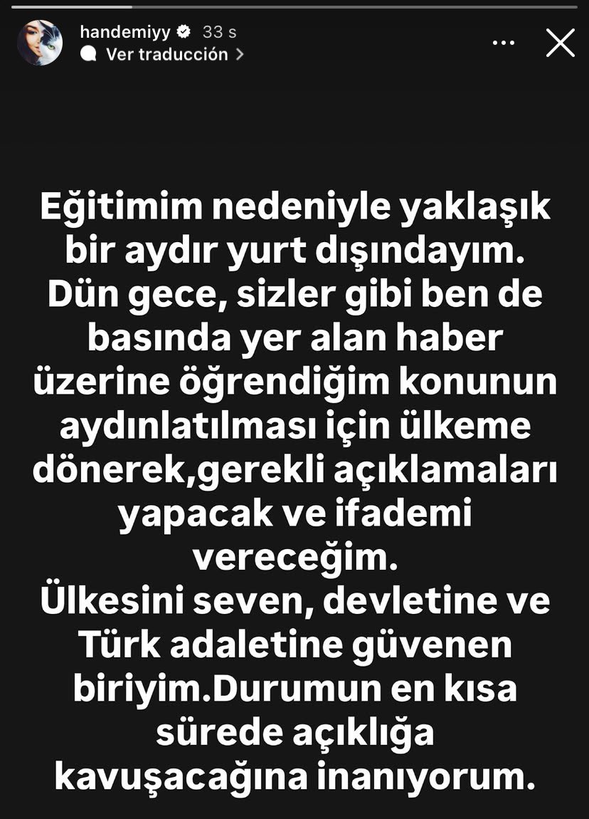 Always by your side, Hande.