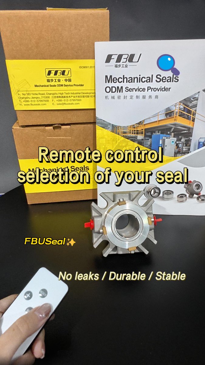 FBUSEALS_CN's tweet image. Choose your mechanical seal with the remote control!  #MechanicalSeal #MechanicalSealDesign #PumpMechanicalSeal #MechanicalSealManufacturer