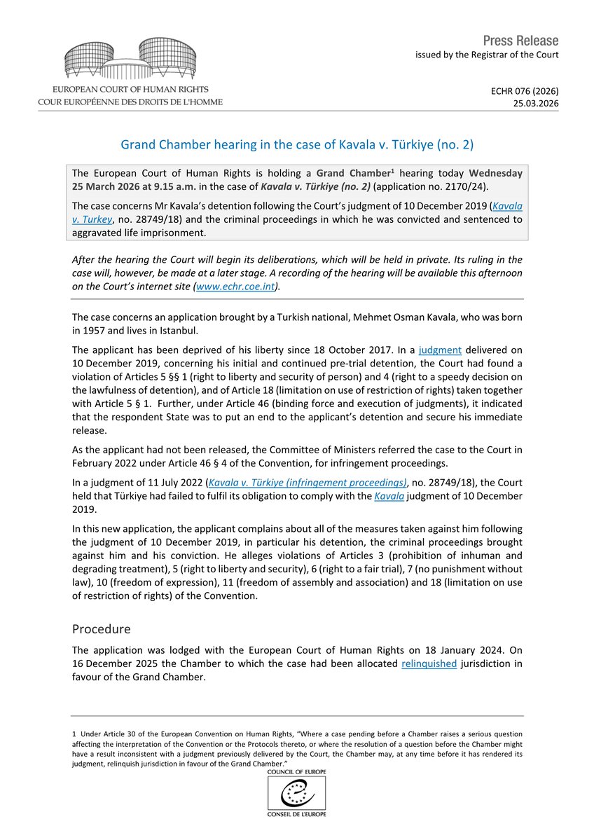 ECHR CEDH tweet media
