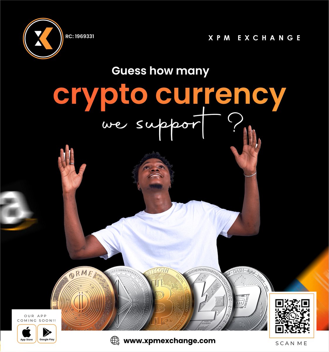 xpmexchange's tweet photo. Can you guess how many cryptocurrencies we support? 
From Bitcoin to more… we’ve got you covered 💯
Visit https://t.co/eDzrcTqFnz to trade your cryptocurrencies and giftcards (LINK IN BIO)

#besttradingplatform #cryptocurrencies #sellbitcoin #sellgiftcards #xpmexchange https://t.co/QvoRhJ1nKU