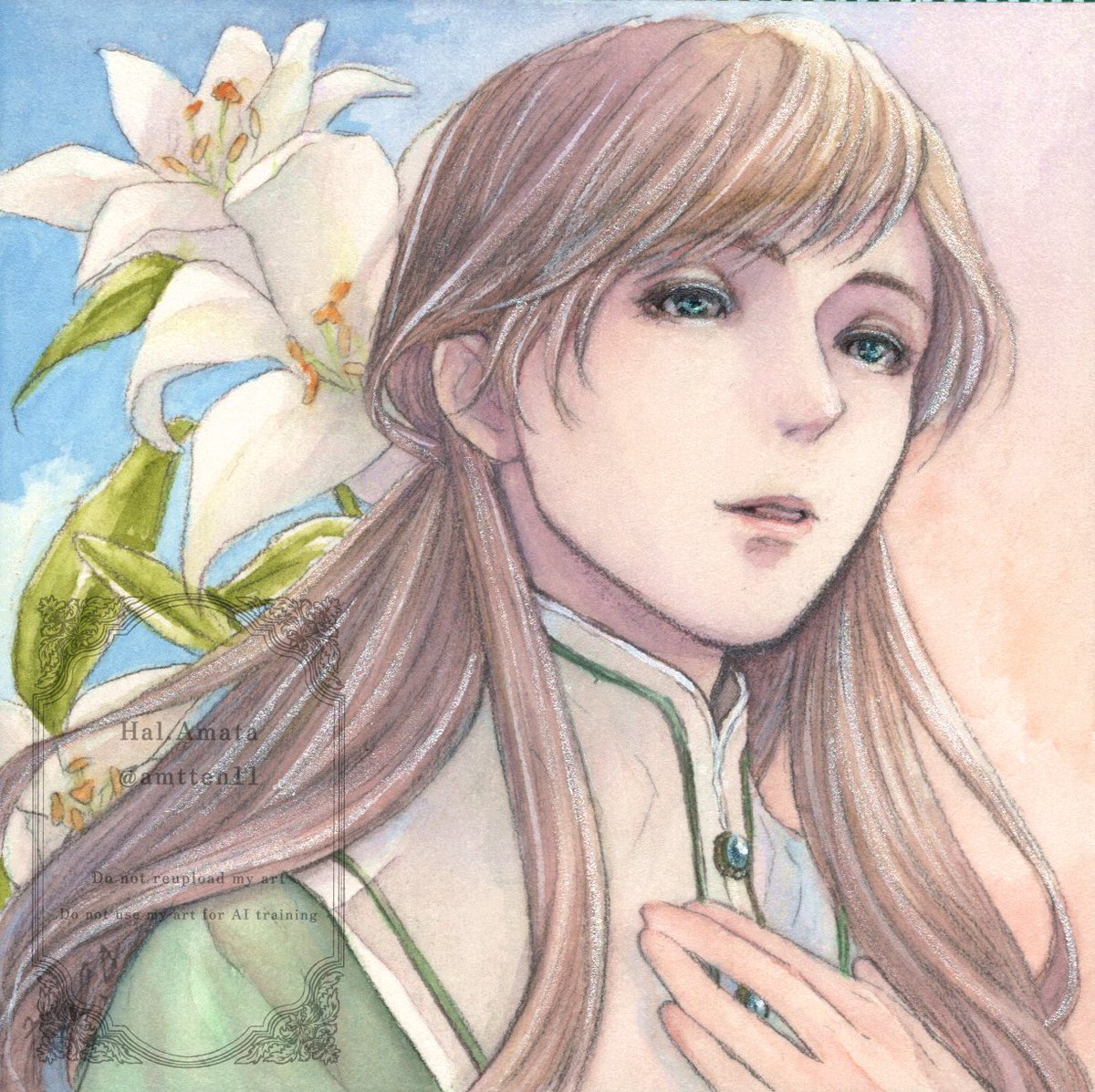 天田ハル:3/15-4/5 10×10展(大阪/雑貨店ビー玉と空。2nd様) tweet media