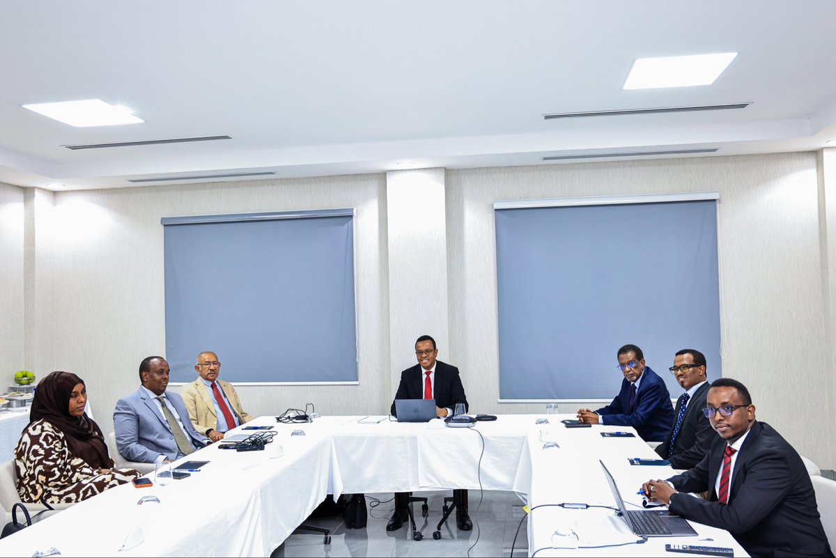 CentralBankSo's tweet photo. The Central Bank of Somalia (CBS) held its ordinary Board meeting on 24 March 2026. The Board approved licensing applications for three non-deposit-taking microfinance institutions, three Takaful operators, and one new money transfer business, alongside the CBS Investment Guidelines, as part of ongoing efforts to strengthen regulation, financial inclusion, and institutional governance.

#CBS
#BoardMeeting
#Somalia
#Investment