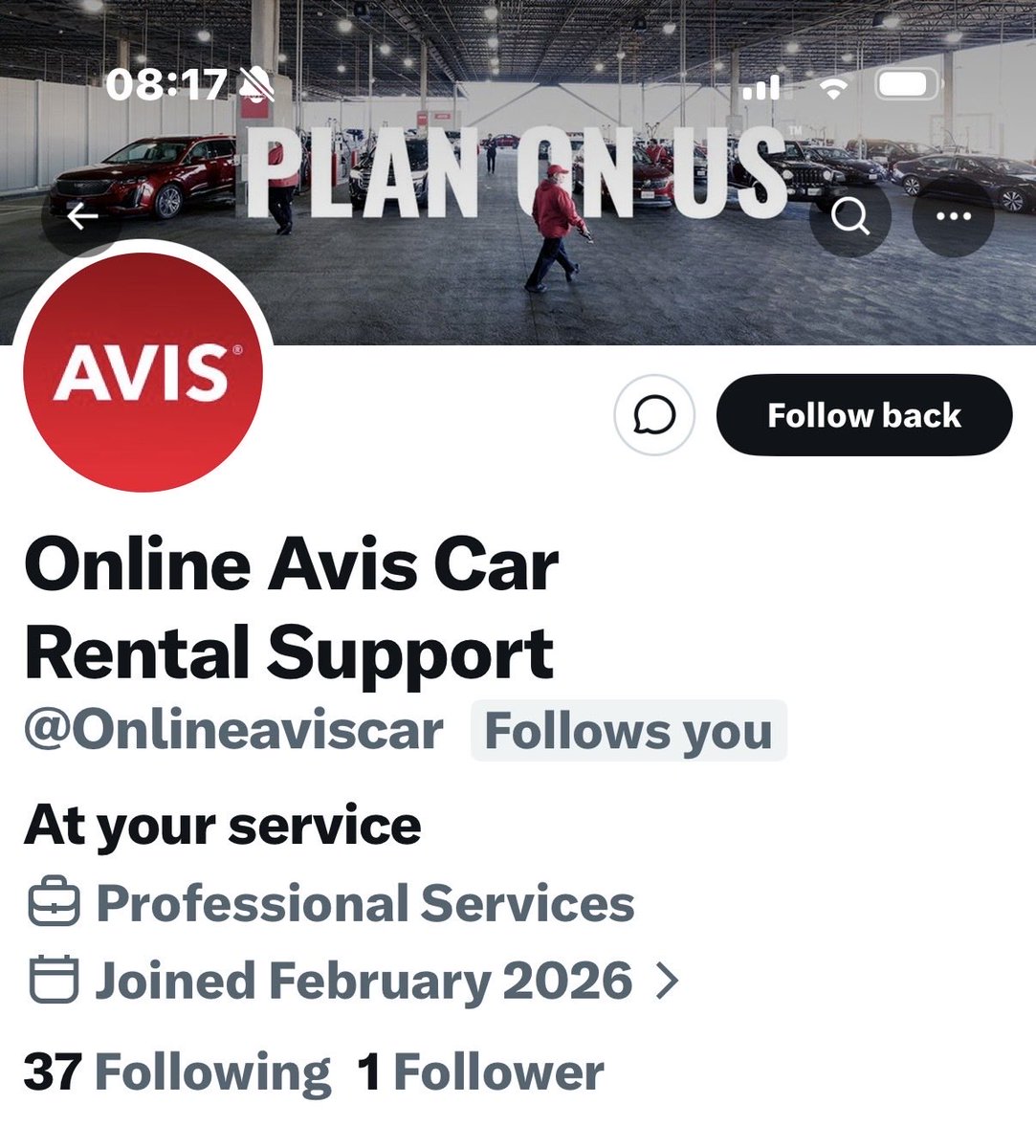 fozzy73's tweet photo. @Avis please be aware that this company are acting as you and tried to talk to me about my booking, and compensation. I was trying to talk to someone about my booking as can’t reach anyone. https://t.co/2DhMO0iTUn