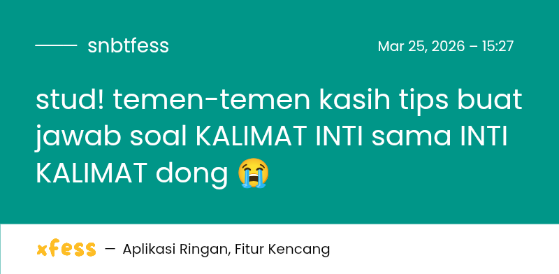 SNBTFESS || SNBP - UTBK tweet media