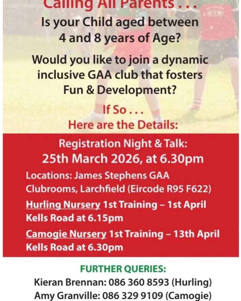 James Stephens GAA & Camogie Club tweet media