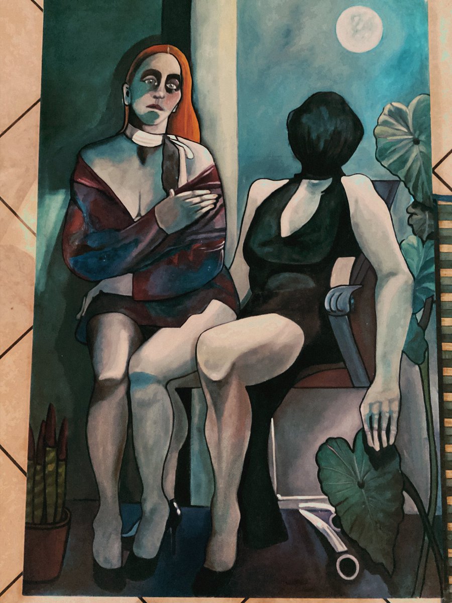 Ester1144324's tweet photo. In progress. Oil on canvas. Size 120x80. Series: You and Me. #OilPainting #OilOnCanvas #FineArt #ContemporaryArt #ArtCollectors #ArtLovers #PainterLife #OriginalArt #ArtForSale #VisualArt #ModernArt #EmergingArtist #ArtisticExpression #CreativeProcess #StudioVibes 🖤🧜🏻‍♀️🖤🧜🏻‍♀️🖤🧜🏻‍♀️🖤 https://t.co/RDSxmxSSCP