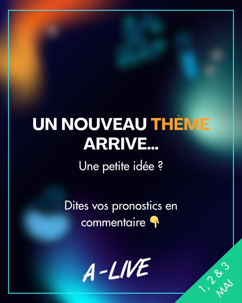 A-Live Event tweet media