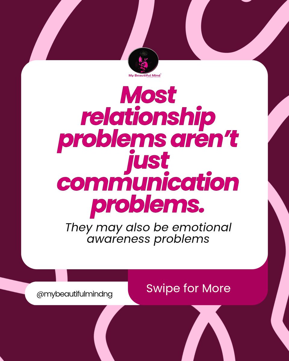 MybeautifulMng's tweet image. When we understand what we feel, we communicate what we mean.
Share this with someone who needs to see it. 💜
#HealthyRelationships #EmotionalAwareness #MentalHealthProvider #MentalHealth #MyBeautifulMind