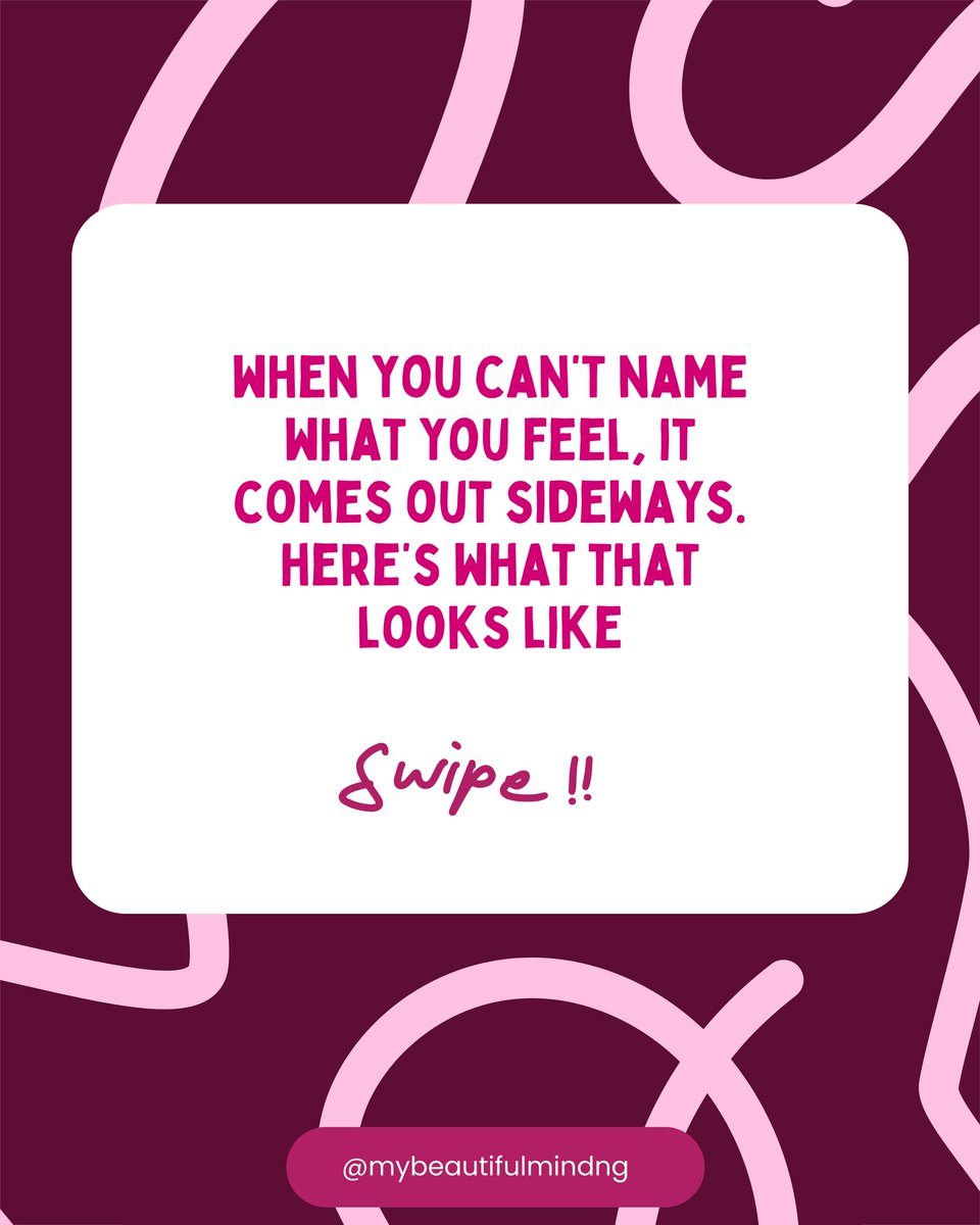 MybeautifulMng's tweet image. When we understand what we feel, we communicate what we mean.
Share this with someone who needs to see it. 💜
#HealthyRelationships #EmotionalAwareness #MentalHealthProvider #MentalHealth #MyBeautifulMind